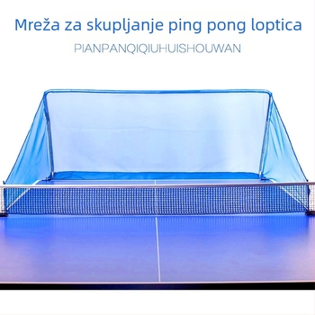 Mreža za skupljanje ping-pong lopti za automatsku servis mašinu – najlonska, 3 kg, stalak za stolni tenis