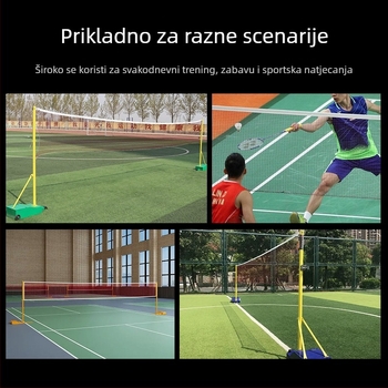 Badminton mreža — standardna mreža Xuanyi; materijal: drugi; za badminton postove; opće korištenje