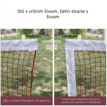 Badminton mreža – prijenosna, sklopiva, za unutarnju i vanjsku upotrebu, natjecateljske klase; materijal: najlon/poliester; brend Xinhao