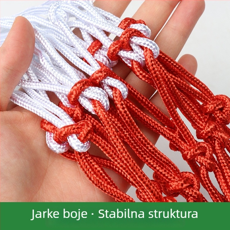 Košarka mreža – ojačana, izdržljiva poliesterska konstrukcija za unutarnje i vanjske koše; Golden Pigeon
