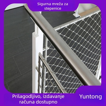 Express sigurnosna mreža za gradilište s dijamantnim otvorima – nehrđajući čelik, zaštita od pada, upute za instalaciju