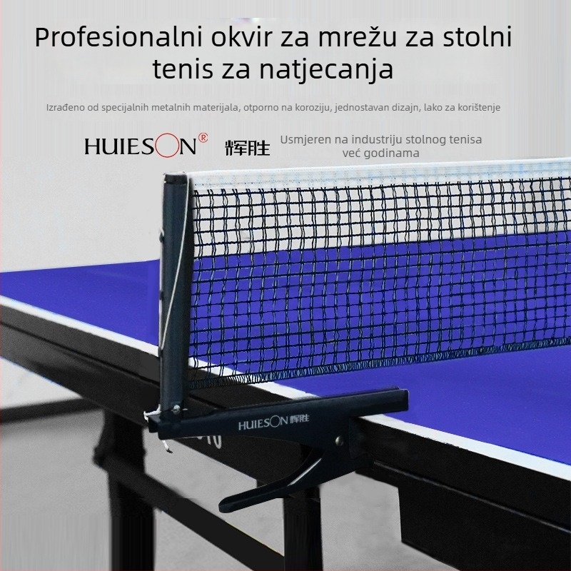 Set mreže za stolni tenis, clip-on, prijenosno, najlon, 0,8 kg, Huieson