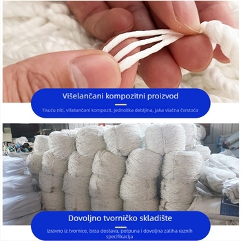 Najlonska mreža za zaštitu od vjetra u plasteniku za uzgoj povrća i voća