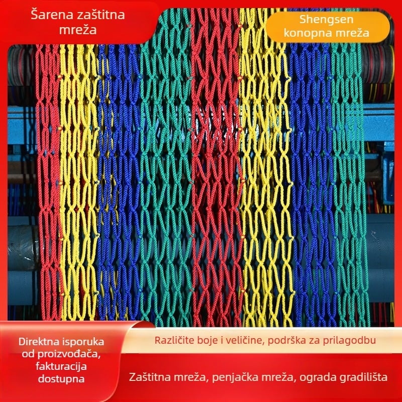 Mreža za penjanje bez čvorova za dječje igralište, ograda s džungl temom, ne-pokretna zabavna oprema, izolacijska mreža