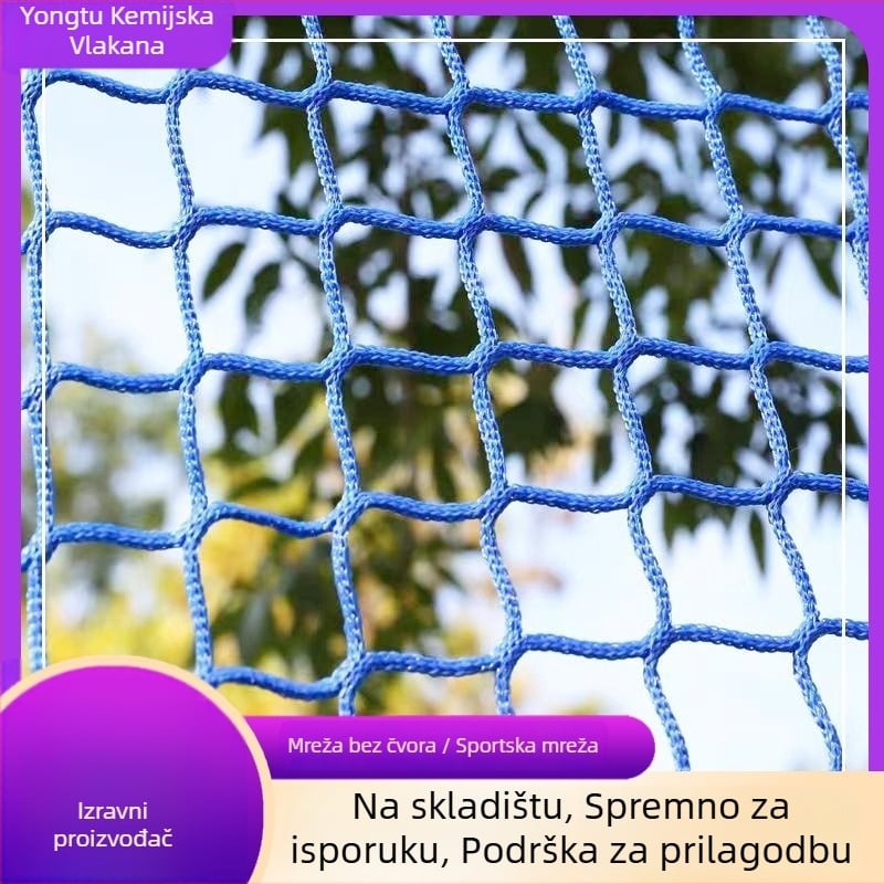 Najlon mreža za sigurnost bez čvorova za stepenice i balkon, vanjska zaštita zgrade