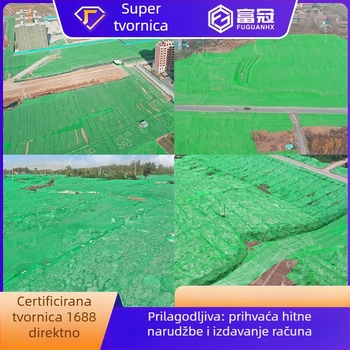 Mreža za prašinu za gradilište, model 3-8 pinova mreža za pokrivanje tla, polietilen materijal