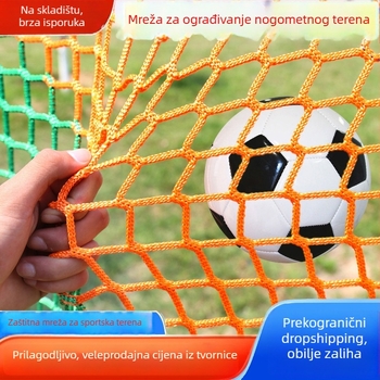 Bezuzlna zaštitna mreža za otvoreni teniski teren, PE materijal, model 0023, funkcija ograđivanja, prilagodljivo