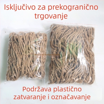 Mreža od konopljinog užeta za penjanje biljaka, dekorativna i zaštitna, marka Run Chang, podrijetlo Šandong, Kina