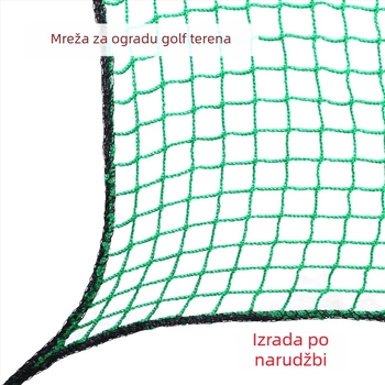 Zelena bezuzlna mreža za golf za trening s zaštitnom mrežom za više sportova