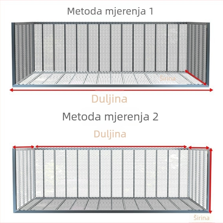Plastična mreža s kabelskim spojnicama – zaštitna mreža za balkon, brtvena mreža za prozore, mreža protiv mačaka, uzgoj peradi i pčelarstvo