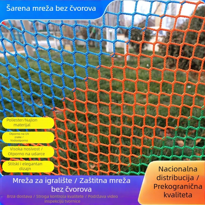 Zaštitna mreža za dronove za sportske objekte, gornja mreža za košarkaške terene, ograda skijališta, izolacijska mreža za badminton i stolni tenis