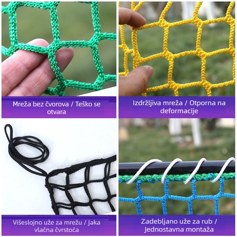 Zaštitna mreža za dronove za sportske objekte, gornja mreža za košarkaške terene, ograda skijališta, izolacijska mreža za badminton i stolni tenis