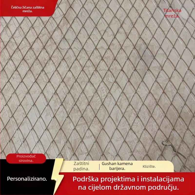 Peiling Čelična zaštitna mreža za nagibe – fleksibilno ojačanje za zaštitu padina i penjanje biljaka