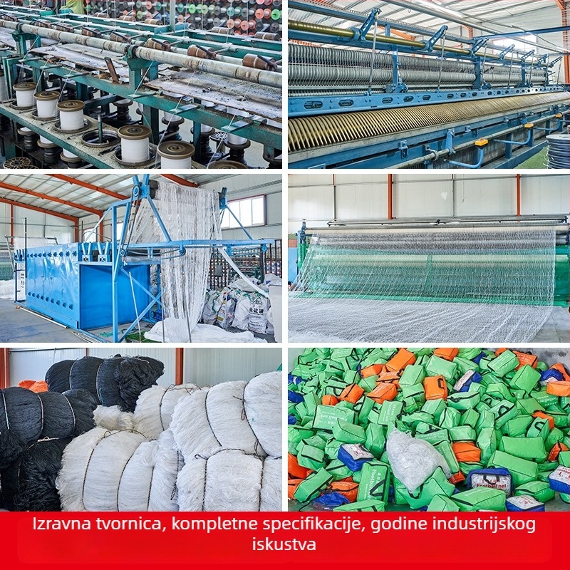 Teniska mreža - poliester; pogodno za nožni volejbal; marka Runjian; tenis kolona