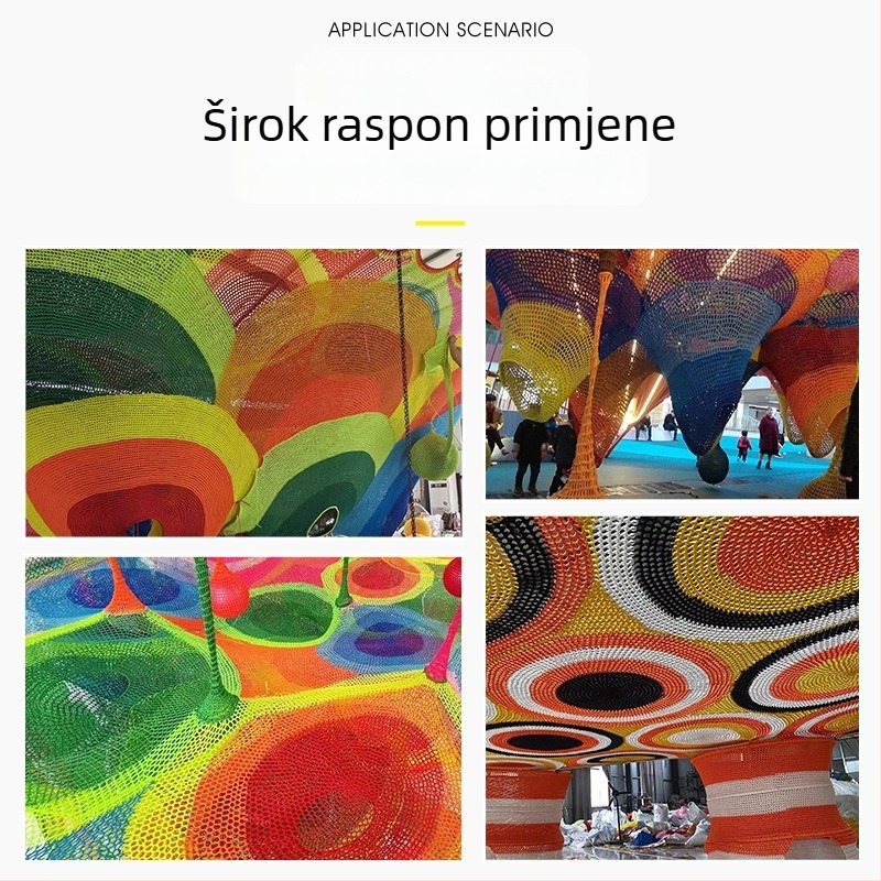 Opća sigurnosna mreža za djecu, model Jungle magic net-06, poliesterska, džungla prijelaz, nosivost 5000, Tao Sheng