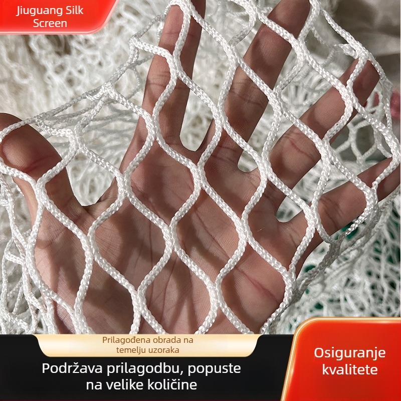 Poliesterska mreža bez čvorova za unutarnje teniske terene – zaštitna izolacijska mreža za tenis i badminton
