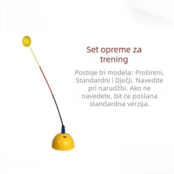 Tenis trener za samostalnu vježbu s fiksnom postavom – izdržljiva vježba zamaha za jednoga korisnika