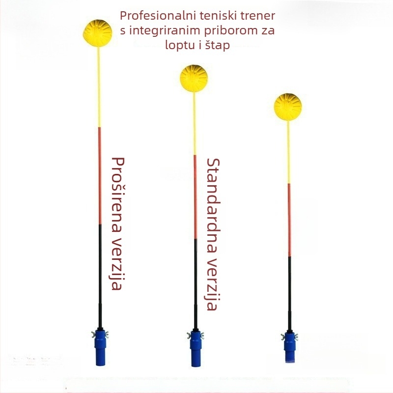 Tenis trener za samostalnu vježbu s fiksnom postavom – izdržljiva vježba zamaha za jednoga korisnika