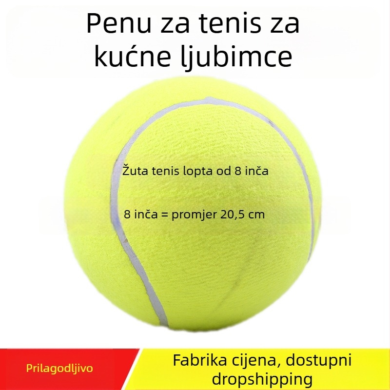 Naduvljiva gumena tenis lopta s otisnutim logom za stolni tenis