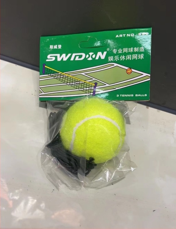 Swadden Tenis trening lopta s užetom — elastična, jednokratno pakiranje, polipropilensko vlakno, za stolni tenis