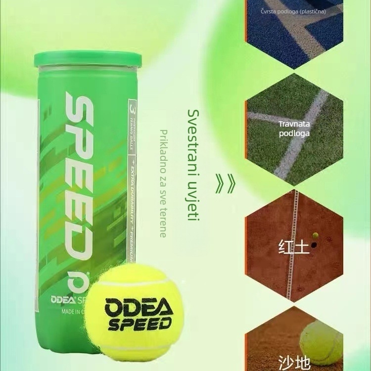 Tenis lopta — ekonomična, otporna na trošenje za trening, za početnike, od gume