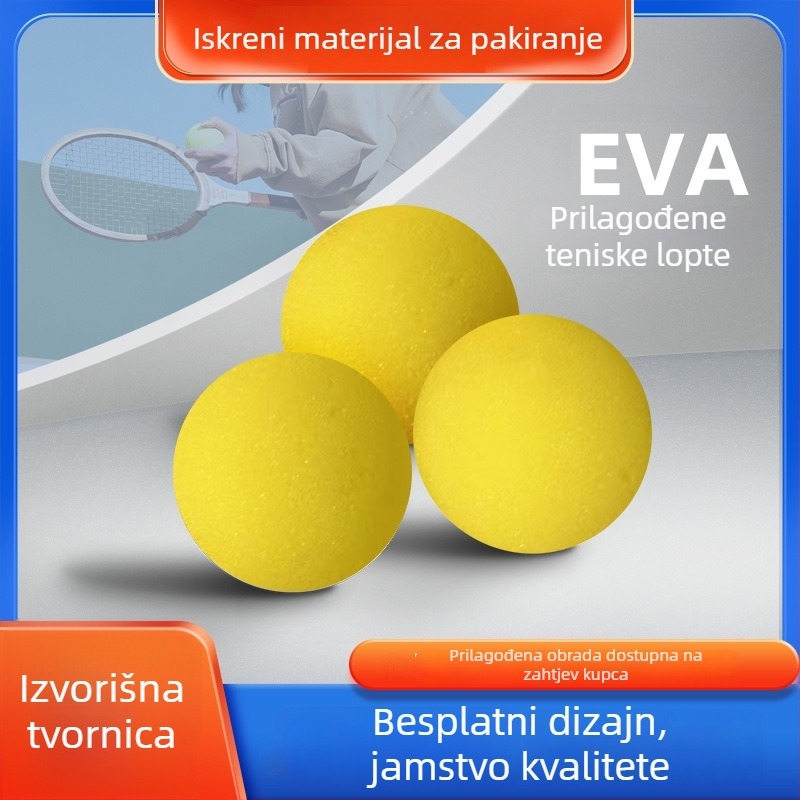Be Honest EVA pjena tenis trening lopta – visokoelastičan odraz, tisk logotipa moguć, prilagodba dostupna; debljina 20–120, gustoća 15–80