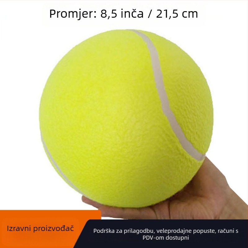 Huangshan Nadusiva tenis lopta za pse, gumeni i vuneni materijal, s otiskom logotipa, prilagođena obrada, artikl 09