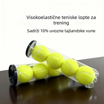 Tenis trening lopta, gumena, tisak s vlastitim logotipom, prilagodba, šifra proizvoda 058, Yiwu