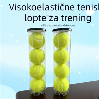 Tenis trening lopta, gumena, tisak s vlastitim logotipom, prilagodba, šifra proizvoda 058, Yiwu