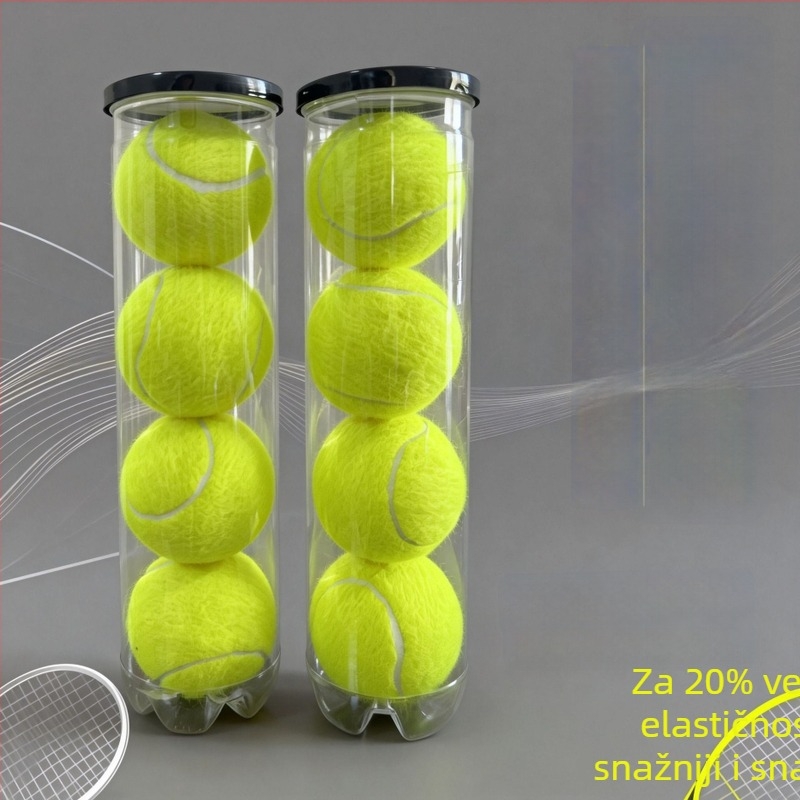 Tenis trening lopta, gumena, tisak s vlastitim logotipom, prilagodba, šifra proizvoda 058, Yiwu