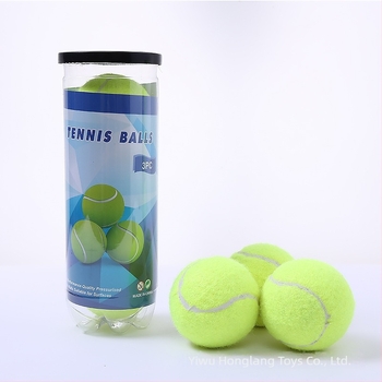 3 gumene tenis lopte za trening s otiskom loga, za fitness i stolni tenis