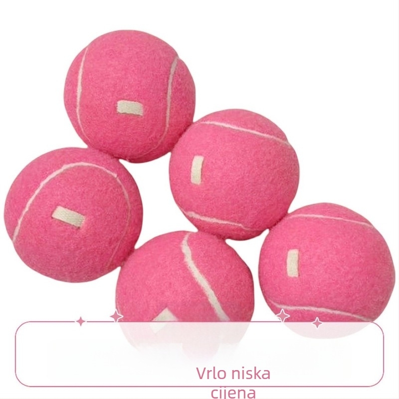 Teniska lopta za trening, gumena konstrukcija, moguć ispis loga, pogodna za badminton i tenis, pojedinačna trening lopta