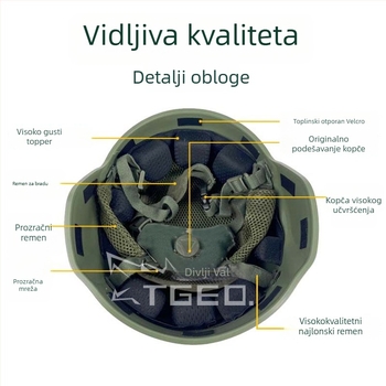 Kaciga za biciklizam ABS, unisex, za odrasle, marka Wilderness Wolf Heaven