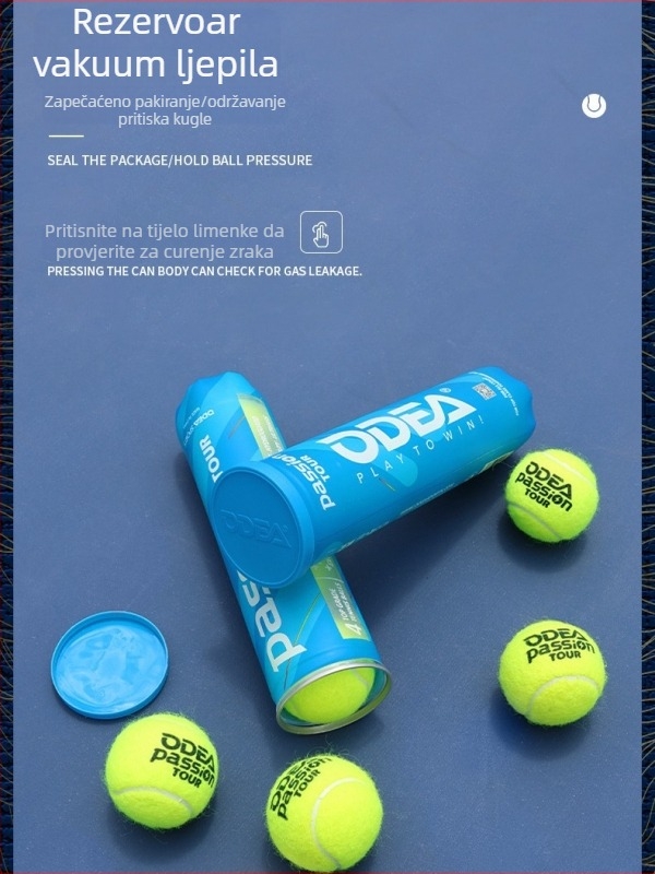 Teniska lopta pod tlakom za trening – visok odskok, izdržljiva guma, tenis