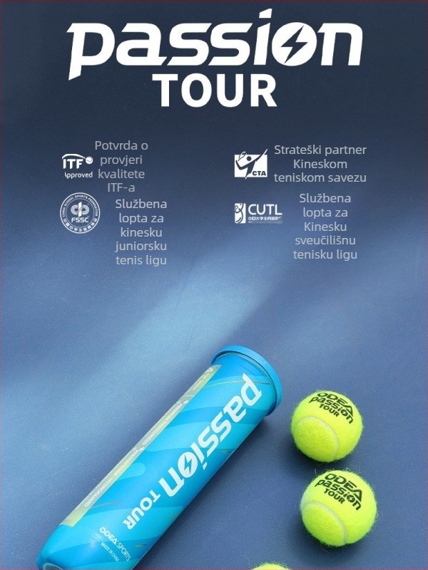 Teniska lopta pod tlakom za trening – visok odskok, izdržljiva guma, tenis