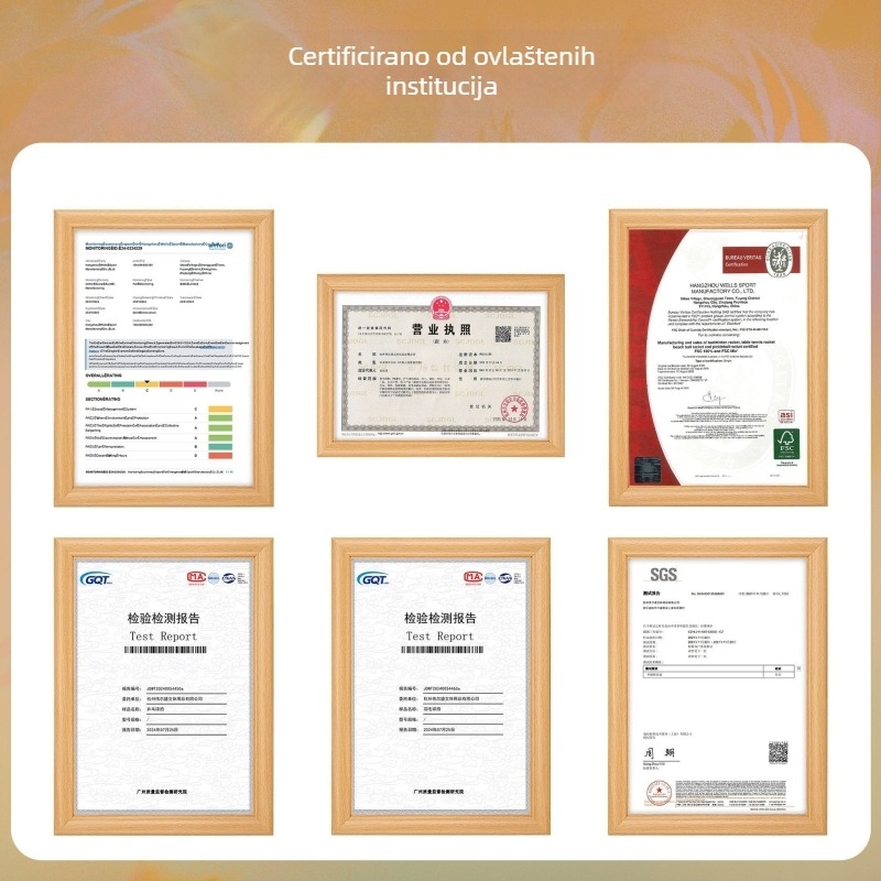 Gale karbonska badminton raketa – Midshaft dizajn, težina 80–84 g, karbonski okvir, srednja čvrstoća osovine, držač G5, antib slips i apsorpcija udaraca, za trening i natjecanje