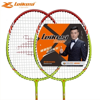 Rex badminton reketa – okvir od legure željeza, duljina 675±2 mm, težina 95–100 g, držak G4, tip udarca: pravolinijski, za trening