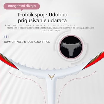 Reket za badminton - Varesi karbonski okvir, 80-84 g, direktan udar, drška G-5, umjerena tvrdoća