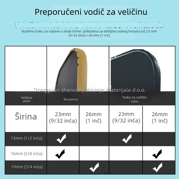 Prilagođene zaštitne naljepnice za pickleball reketa, jedna kartica s tri zaštitne naljepnice za okvir reketa — Zhensen