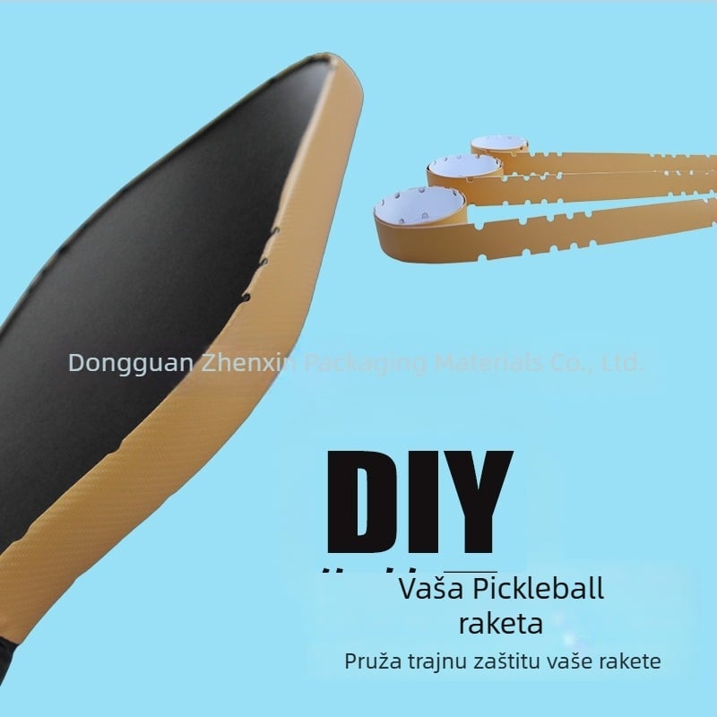 Prilagođene zaštitne naljepnice za pickleball reketa, jedna kartica s tri zaštitne naljepnice za okvir reketa — Zhensen