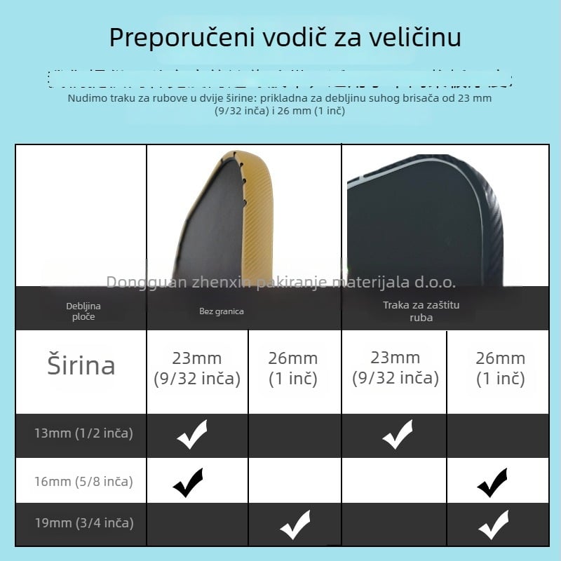 Prilagođene zaštitne naljepnice za pickleball reketa, jedna kartica s tri zaštitne naljepnice za okvir reketa — Zhensen