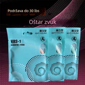 Struna za reket za badminton – kompozit smola-najlon, izdržljiv materijal za badminton i stolni tenis