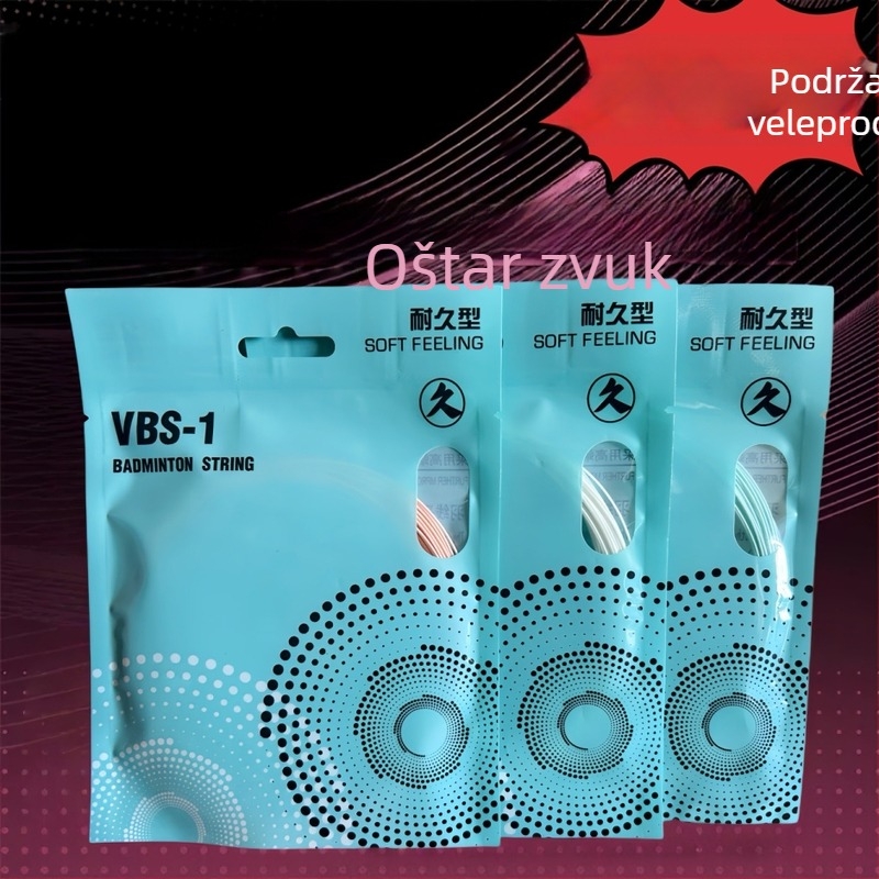 Struna za reket za badminton – kompozit smola-najlon, izdržljiv materijal za badminton i stolni tenis