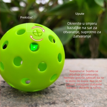 pickleball lopta s 40 rupa, modificirani TPE, 30 g