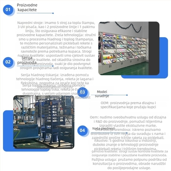 Profesionalna pickleball lopta, 48 rupa, rotomoldirana konstrukcija, PE materijal, težina 26 g ± 3 g, za vanjsku upotrebu