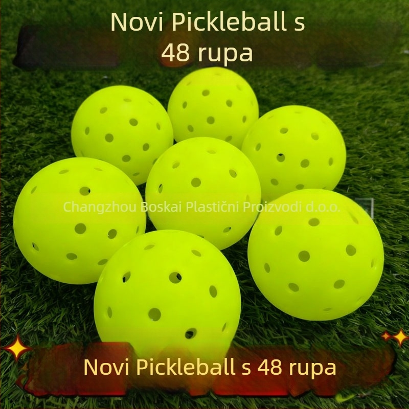 BSK pickleball lopta, 48 rupa, PE materijal, težina 26 g