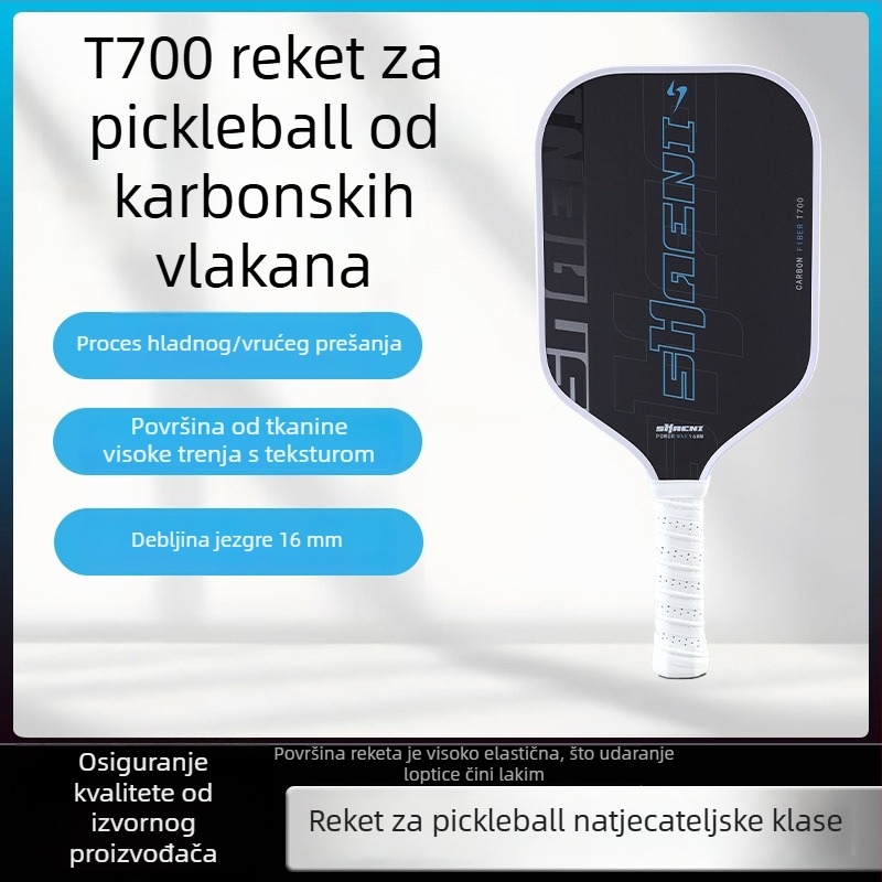 T700 karbonska pickleball palica s ćelijskim jezgrom za vanjsku upotrebu
