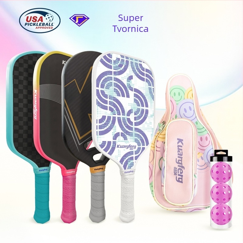 Karbonska pickleball paddle s prilagodljivom težinom, prilagođenim brendom i Kawasaki OEM