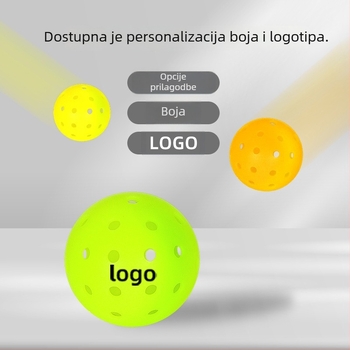 Pickleball lopta, 40 rupe, PE materijal, težina 26 g, brend Good couple