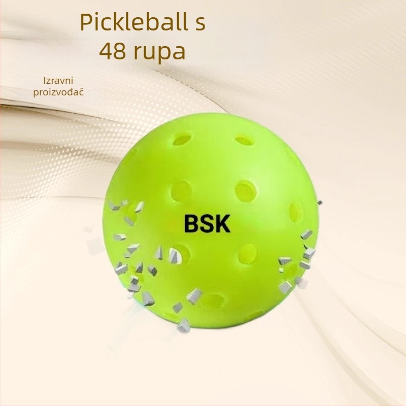 BST pickleball lopta | PE materijal, 48 rupa, težina 26 g